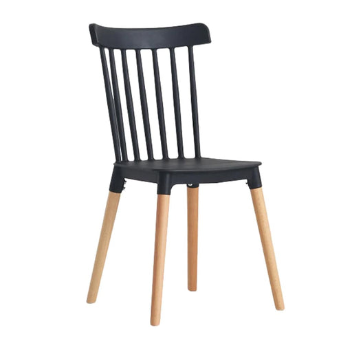 elevenpast Black Avery Dining Chair - Polypropylene and Wood CAOW157BLACK 633710856805