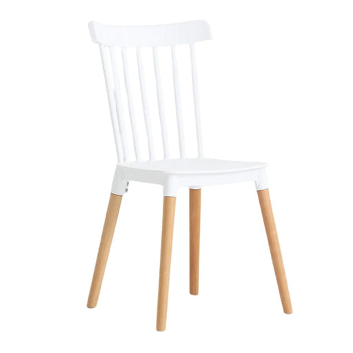 elevenpast White Avery Dining Chair - Polypropylene and Wood CAOW157WHITE 633710856799