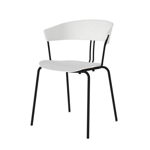 elevenpast Chairs White Remi Cafe Chair - Metal and PP - discontinued. CAPC1612WHITE 633710853897