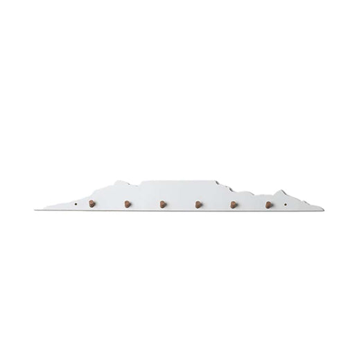 elevenpast Decor White Cape Town Skyline Wall Hooks | Black or White CAPETOWNSKYLINEWALLHOOKW