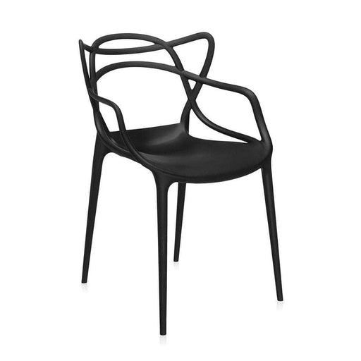 elevenpast Black Spagheti Cafe Chair - Polypropylene CAPP-133ABLACK 633710853644