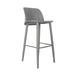 elevenpast Bar stool Grey Malmo Bar Stool - Metal and Polypropylene CAPP721GREY