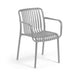 elevenpast Chairs Light Grey Isabella Arm Chair - Polypropylene Outdoor/Indoor Chair CAPP776ALGREY