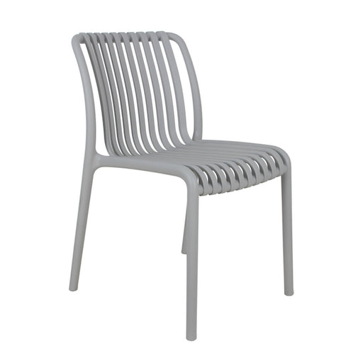 elevenpast Chairs Grey Isabella Side Chair - Polypropylene Outdoor/Indoor CAPP776LGREY