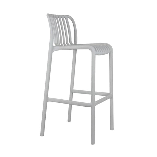 elevenpast Chairs Light Grey / Barstool Isabella Stool - Polypropylene Outdoor/Indoor CAPP777LGREY