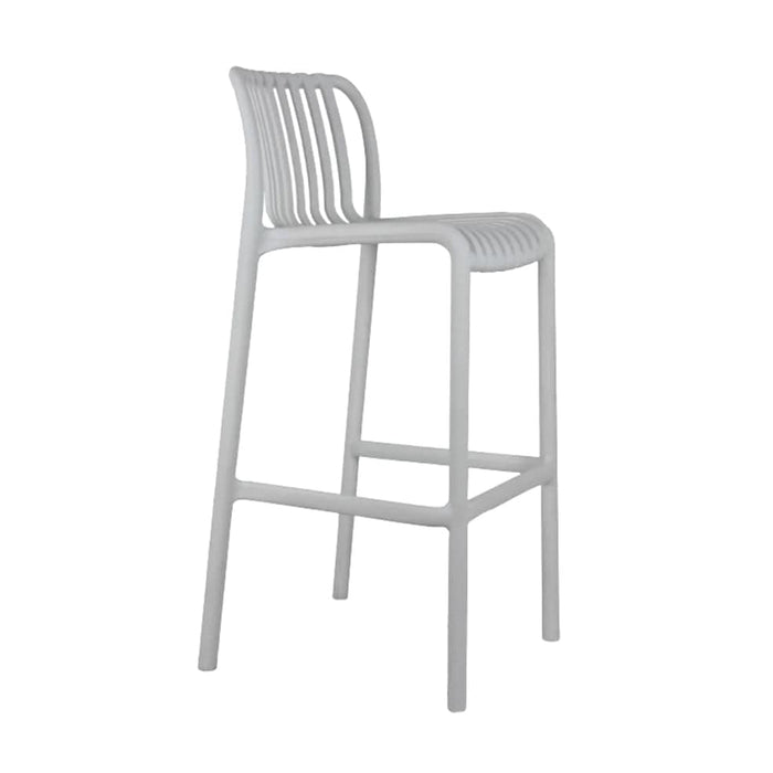 elevenpast Chairs Light Grey / Barstool Isabella Stool - Polypropylene Outdoor/Indoor CAPP777LGREY