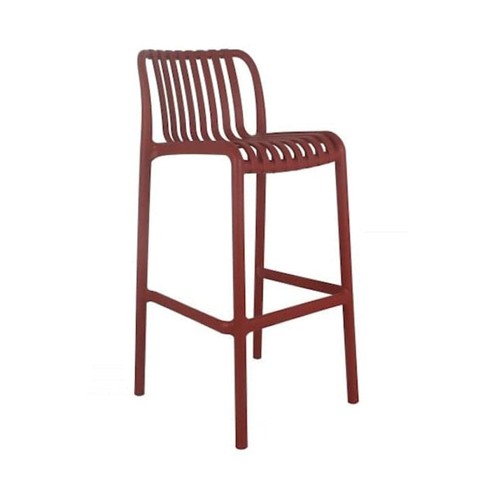 elevenpast Chairs Terracotta / Barstool Isabella Stool - Polypropylene Outdoor/Indoor CAPP777TERRACOT