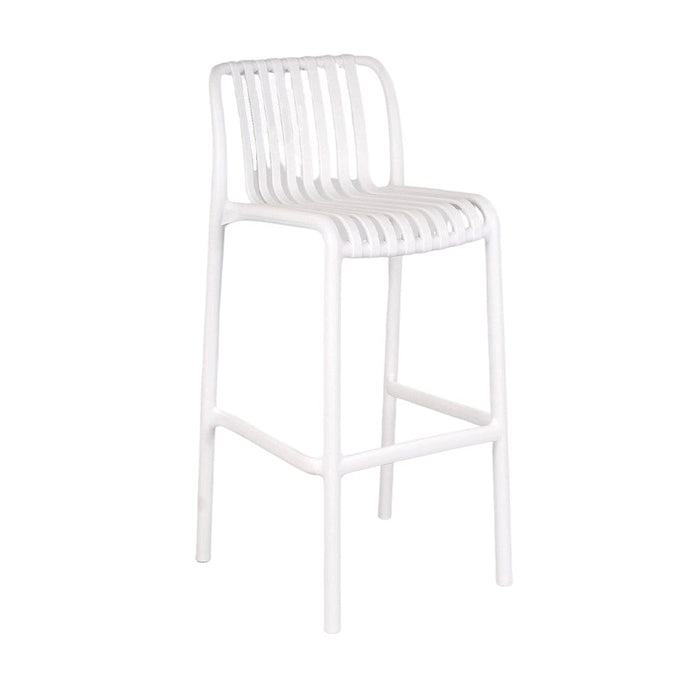 elevenpast Chairs White / Barstool Isabella Stool - Polypropylene Outdoor/Indoor CAPP777WHITE