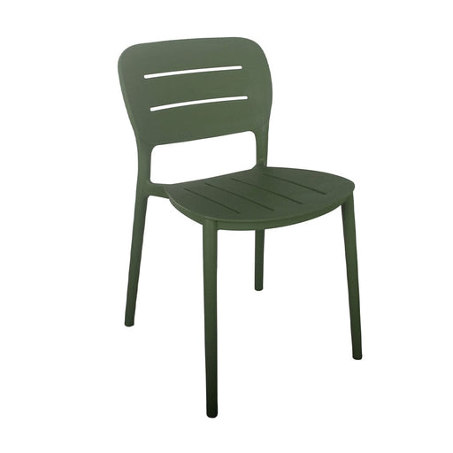 elevenpast Chairs Green Marra Polypropylene Side Chair Green | Grey | Black CAPP832GREEN