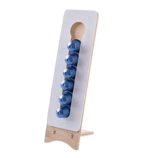 elevenpast Decor White Caprice Coffee Pod Holder Single Black | White | Red CAPRICECOFFEEPODHOLDERSINGLEW