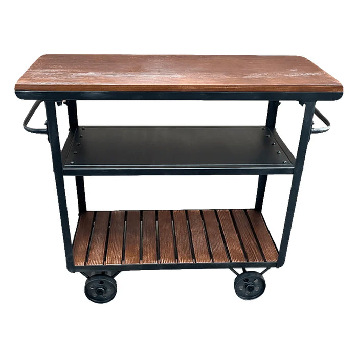 elevenpast trolley Railroad Rustic Entertaining Trolley CART5490-2