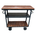 elevenpast trolley Railroad Rustic Entertaining Trolley CART5490-2
