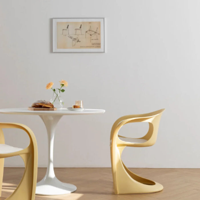 elevenpast dining chair Casala Sculptural Dining Chair – Black | Cream | Ancora Red | White