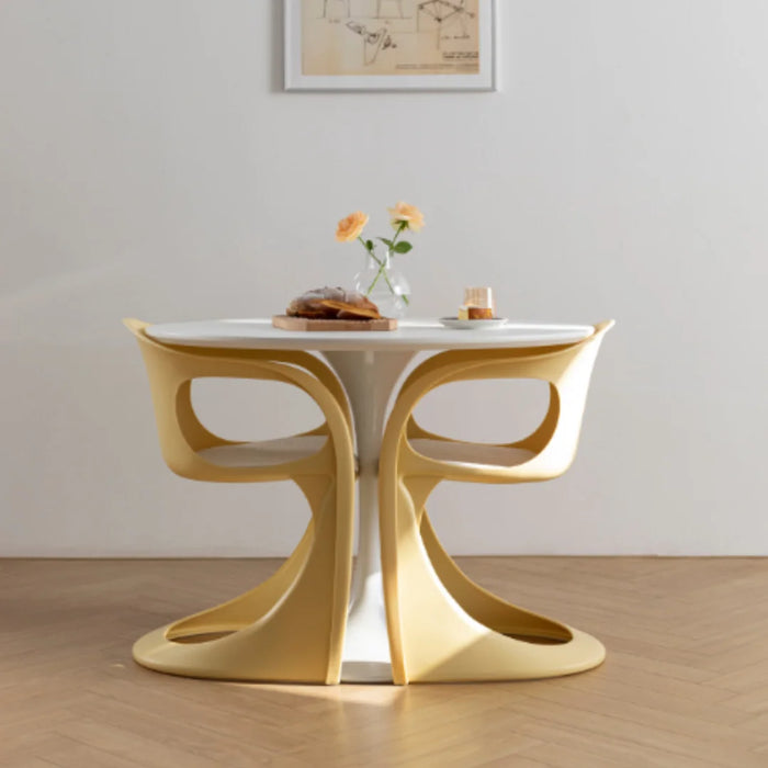 elevenpast dining chair Casala Sculptural Dining Chair – Black | Cream | Ancora Red | White