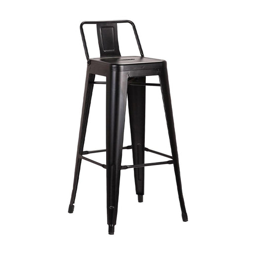 elevenpast Black Tolix Bar Stool - Metal CAT3503-30ABLK