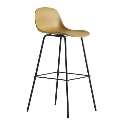 elevenpast Bar stool Ginger Breeze Bar Stool - Metal and Polypropylene CAT3806GINGER 633710857147
