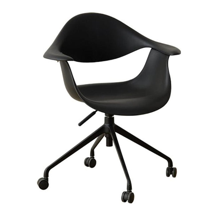 elevenpast Black|Black Base Vargus 32 Desk Chair - Wheels | Black or White Base CAT4197BLACK