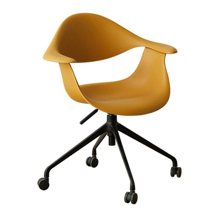 elevenpast Ginger|Black Base Vargus 32 Desk Chair - Wheels | Black or White Base CAT4197GINGER