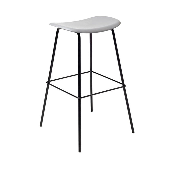 elevenpast Bar stool Grey Vera Bar Stool - Metal with plastic Seat CAX339GREYPP75