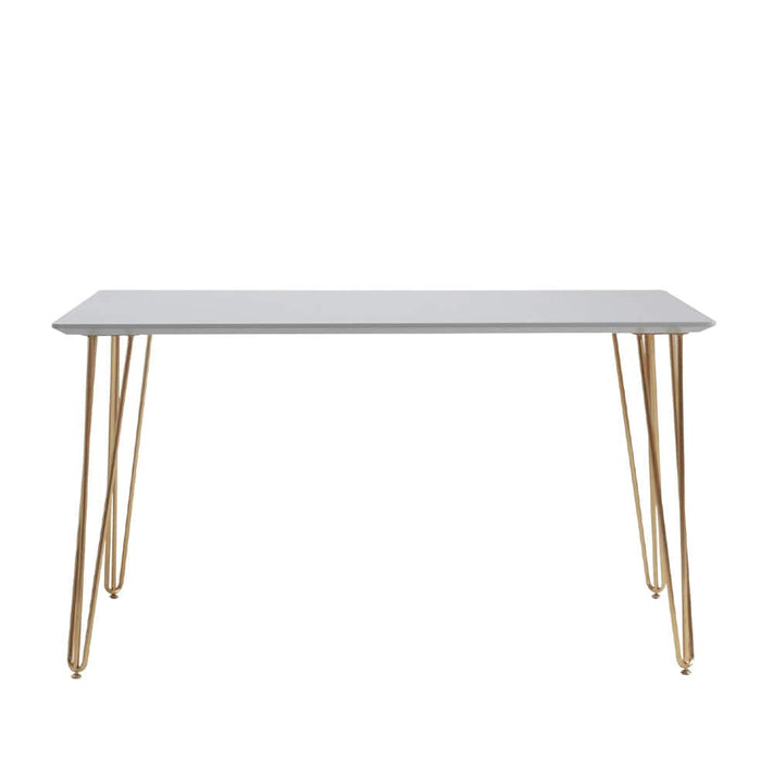 elevenpast Tables 140X80 / Grey/Gold Legs Allegra Dining Table CC-AllegGR/GDL140X80