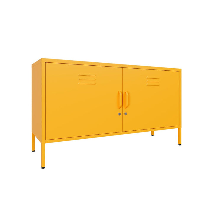 elevenpast Cabinets & Storage Honey Popstrukt Metal TV/Storage Unit Double Door CC18A_H