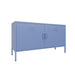elevenpast Cabinets & Storage Pigeon Blue Popstrukt Metal TV/Storage Unit Double Door CC18A_PB
