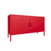 elevenpast Cabinets & Storage Polka Red Popstrukt Metal TV/Storage Unit Double Door CC18A_RP