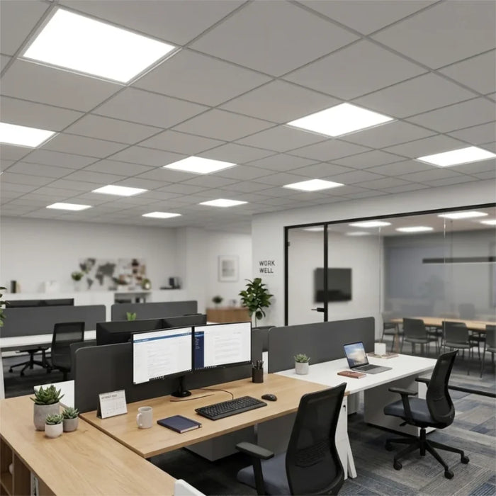 White 3CCT LED Backlit Ceiling Panel - Square | Rectangular 