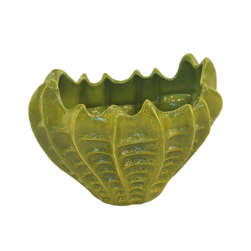 elevenpast Decorative Bowls Wide Ceramic Denim Lime Medium Bowl | 2 Styles CERAMIC DENIM BOWL LIME MEDIUM