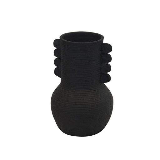 elevenpast Small Ceramic Chiyo Vase - Small or Large | Black CERAMICCHIYOVASESMALL