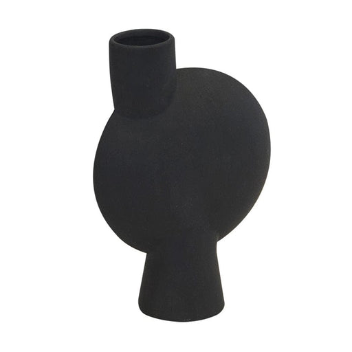 elevenpast Black Ceramic Japandi Bubble Vase CERAMICJAPANDIBUBBLEBLACK