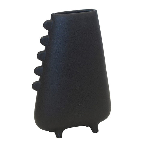 elevenpast vases Black Ceramic Ruku Vase | White or Black CERAMICRUKUVASEBLACK
