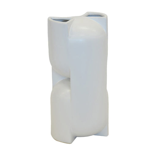 elevenpast vases Ceramic Tabu Vase White CERAMICTABUVASEWHITE