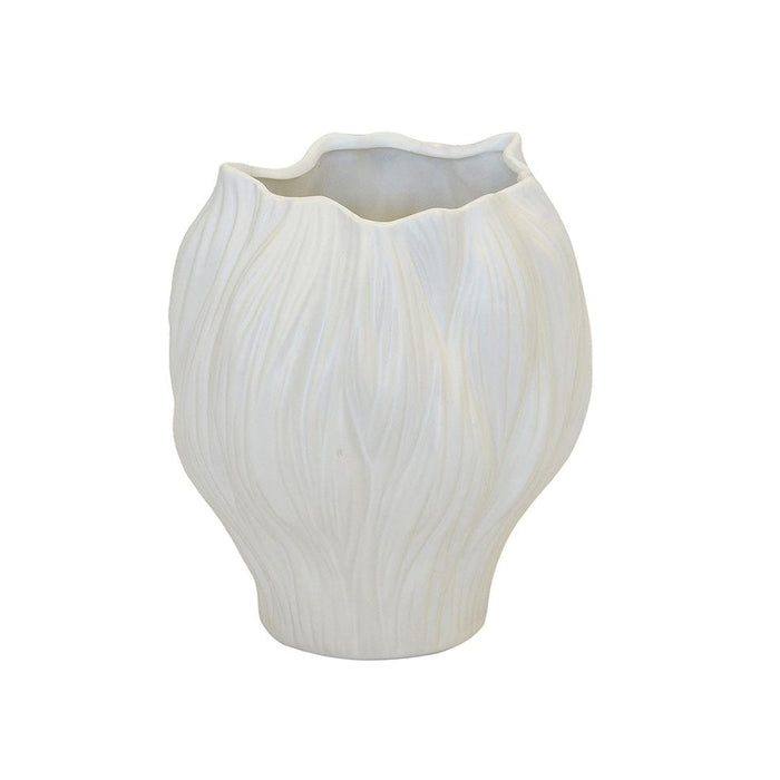 elevenpast Decor Large Ceramic Tulip Pot White | Small or Large CERAMICTULIPPOTLARGE