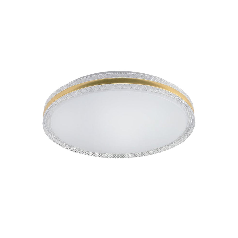 Krista LED Metal Ceiling Light Gold Rim– elevenpast