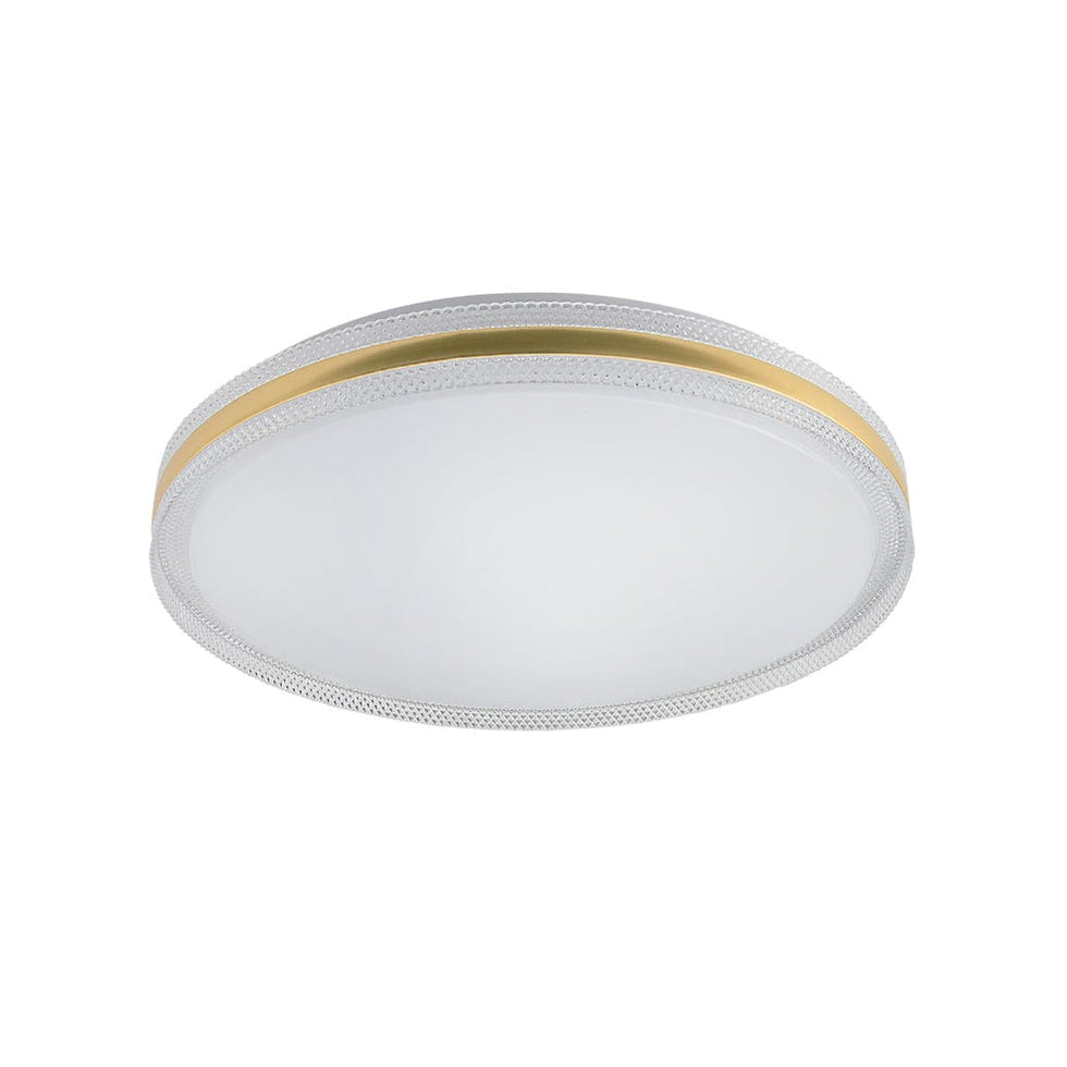 Krista LED Metal Ceiling Light Gold Rim– elevenpast