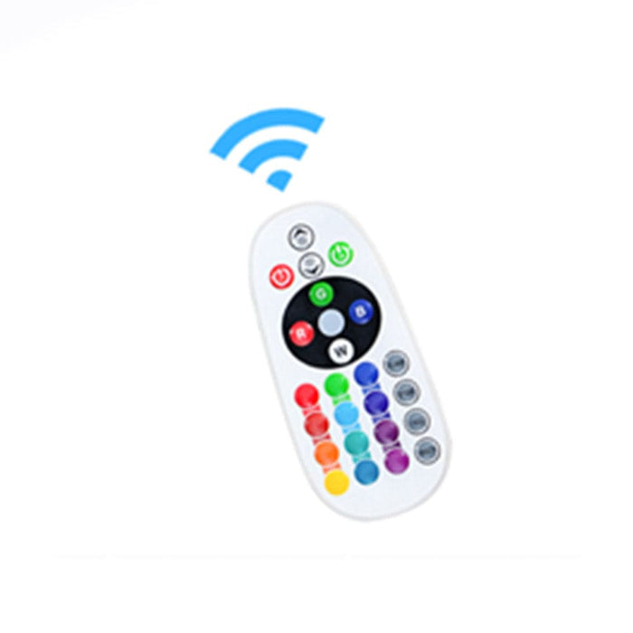 elevenpast Ceiling Light Tiana LED RGB Polycarbonate Ceiling Light Silver CF471 LED 6007226085945