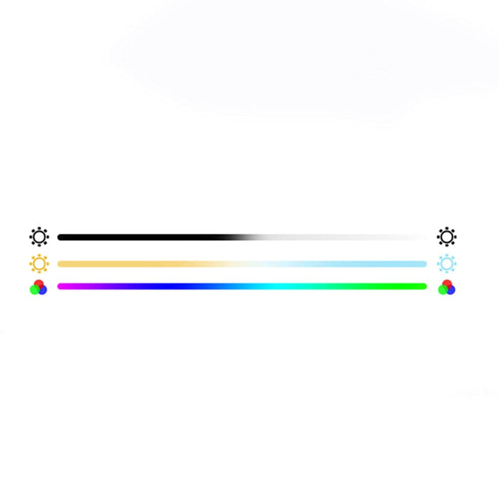 elevenpast Ceiling Light Tiana LED RGB Polycarbonate Ceiling Light Silver CF471 LED 6007226085945