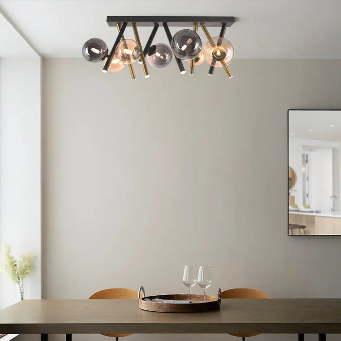 elevenpast Ceiling Light Vetra Constellation Ceiling Light CF485 BK/GD 6007226089196