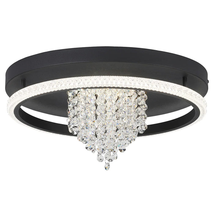elevenpast Ceiling Light Iris Crystal LED Ceiling Light CF486 BK CCT 6007226090635