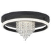 elevenpast Ceiling Light Iris Crystal LED Ceiling Light CF486 BK CCT 6007226090635