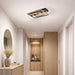 elevenpast pendant light Hedron Metal and Wood LED Ceiling Light CF619 BLACK 6007226090345