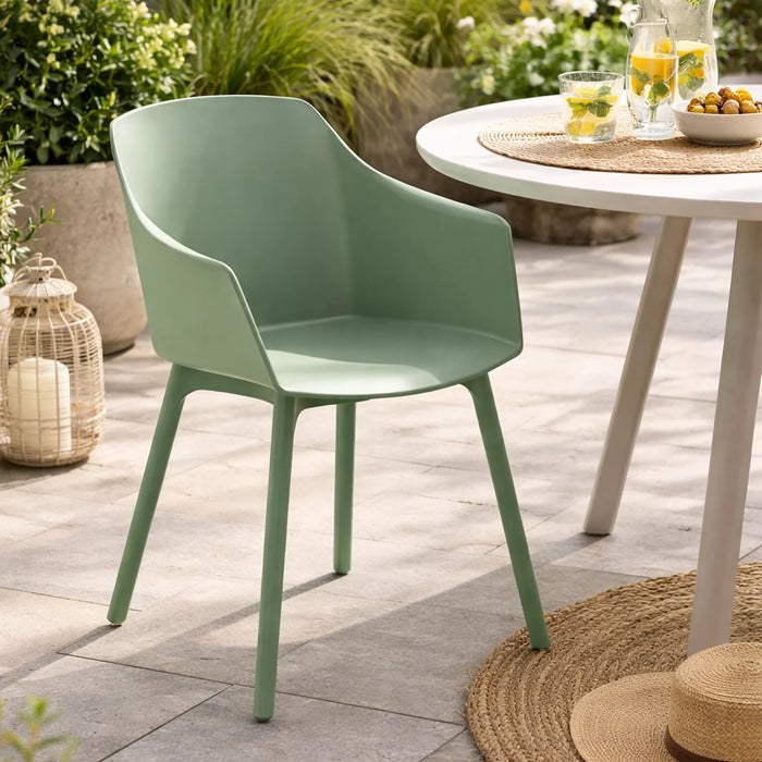 elevenpast Outdoor Chairs Haruna Modern Outdoor Dining Chair – Weather-Resistant