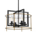 elevenpast Solitaire Pendant Light CH082/4 BK/GD 6007226068870