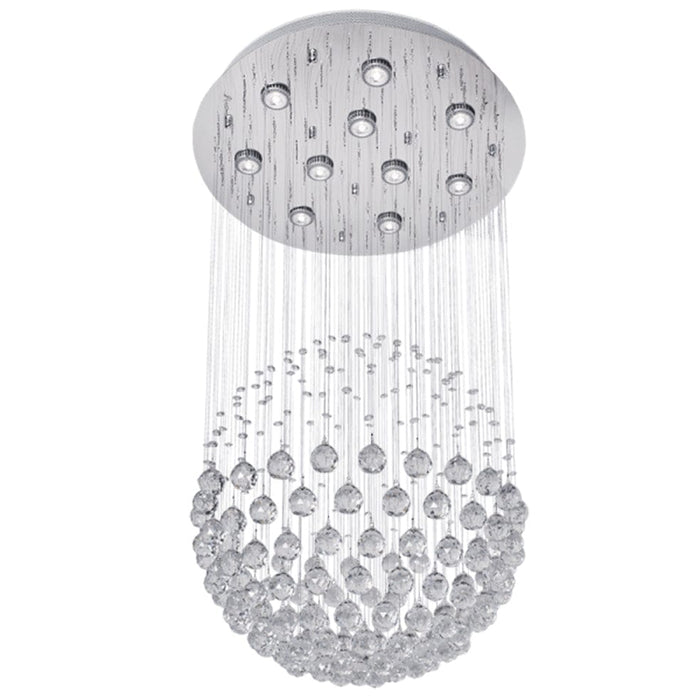 elevenpast Chandeliers Down Ball Crystal Chandelier Light CH235/10 CRYSTAL 6007226064049