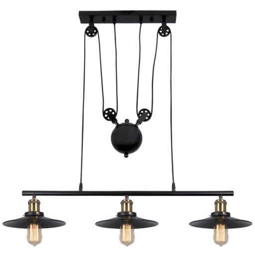 elevenpast Gizmo Pendant Light CH238/3 MATT BLACK 6007226064087