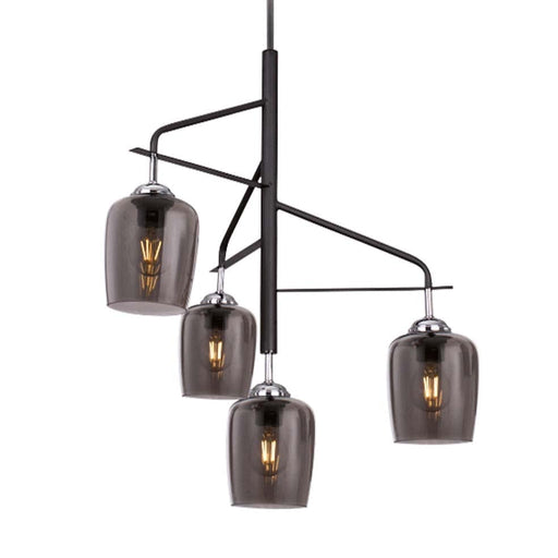 elevenpast Chandeliers Jango Pendant Light CH246/4 BLACK 6007226065152