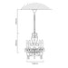 elevenpast Chandelier Cleo 5-Light Chandelier - Chrome CH265CH 6007328389408