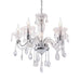 elevenpast Chandelier Polished Chrome 5-Light Crystal Chandelier CH266/5 CRYSTAL 6007226072167