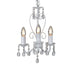 elevenpast Chandeliers White Cleo Metal and Crystal Chandelier Light Black | Chrome | White CH266W 6007328389415